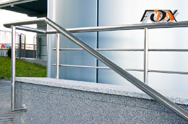 Stainless steel handrail